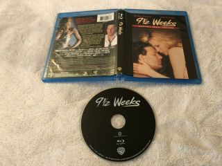 9 1/2 Weeks (1986) Bluray Movie Rare Oop Kim Basinger Mickey Rourke