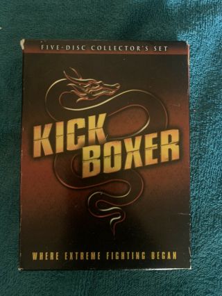 Kickboxer Collectors Set Dvd,  5 Five Disc Set Collectors Series 1 - 5 Rare Oop