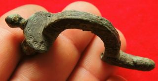Ancient Bronze Roman Brooch Fibula