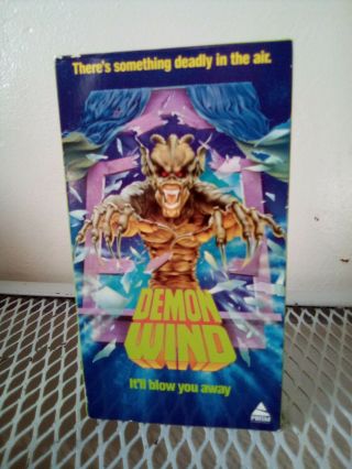 Rare Demon Wind Vhs Vintage 1990 Horror Movie