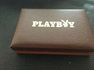Vintage Playboy Playing Cards Anniversary Design 1978 Complete W Case Rare Vip