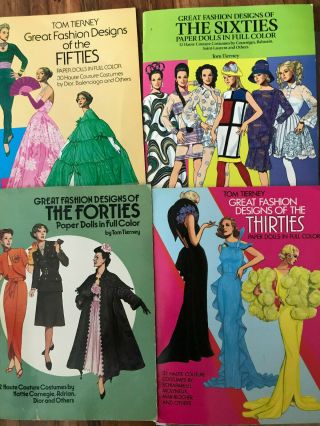 Tom Tierney Paper Dolls: The Thirties,  Forties,  Fifties & Sixties