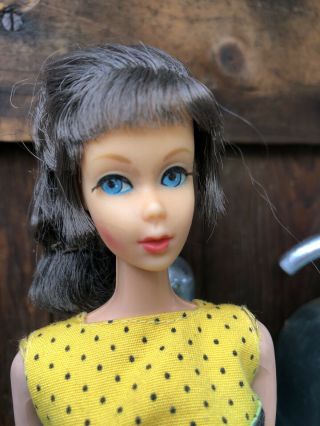 Vintage Brunette PONYTAIL TALKING BARBIE Doll Non TALKING RARE HIGH COLOR 3