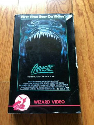 Parasite (1982) Vhs,  Big Box Wizard Video,  80 