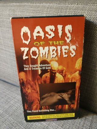 Oasis Of The Zombies Vhs Unrated Rare Cult Sleaze Jess Franco