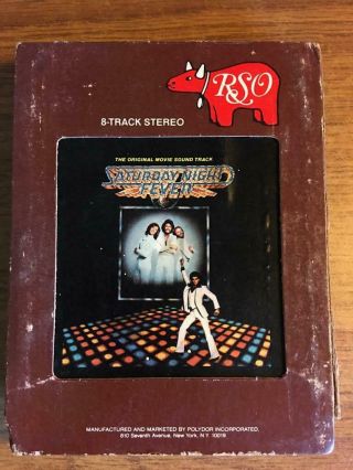 Bee Gees Saturday Night Fever Rare 8 Track Tape Late Nite Bargain
