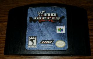 Wwf No Mercy N64 Nintendo 64 Rare Authentic Wrestling Thq Wwe