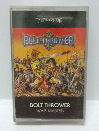 Bolt Thrower War Master 1991 Rare Malaysia Cassette (ct202)