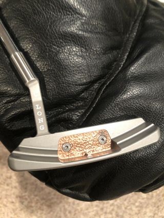 Clay Long Prototype 303 Steel Putter,  Rare,  34 Inches,  Copper Inlay
