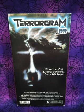 Terrorgram Vhs Horror Gore Anthology Monarch Video Rare Htf Oop Splatter Slasher