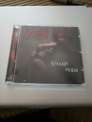Enough Rope By Vain (2011,  Jackie Rainbow Records) Like Rare
