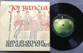 Ravi Shankar / George Harrison Rare Uk 1971 / Apple Records / The Beatles /mint -