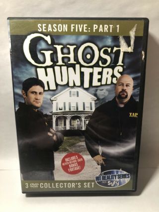 Ghost Hunters : Season 5 Part 1 (dvd 3 Disc Set) Rare Oop Syfy