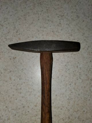 Rare Vintage Antique Cross Peen Tack Hammer Furniture Estate 3