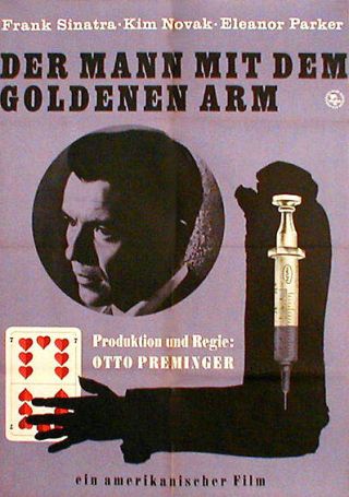Frank Sinatra In The Man With The Golden Arm Rare 1sh From 1966