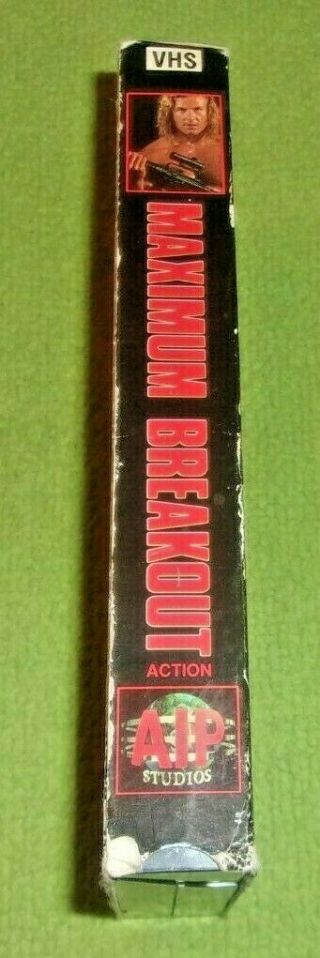 Maximum Breakout VHS Action AIP Video Bobby Johnston Rare 1992 2