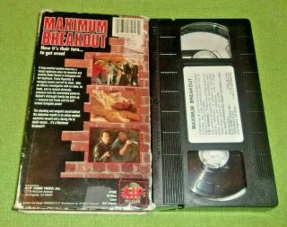 Maximum Breakout VHS Action AIP Video Bobby Johnston Rare 1992 3