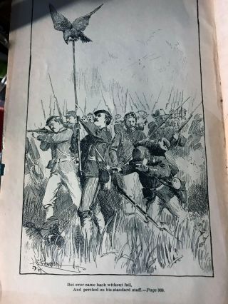Rare Antique 1889 Book The Civil War In Song and Story Illustrated 3