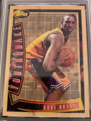 Rare 1996 - 97 Topps Youthquake Kobe Bryant RC Rookie Card PSA YQ15 Lakers 2