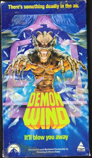 Demon Wind Vhs Rare Horror