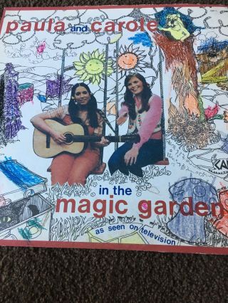 Paula And Carole In The Magic Garden Vinyl Children  S Record Rare