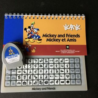 Disney Mickey And Friends Cricut Cartridge Rare Linked