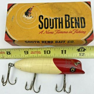 South Bend Bass - Oreno Lure 973 Rw Correct Box Both Very 25