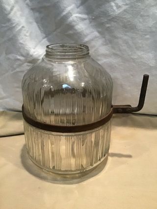 Hoosier Cabinet Glass Swing Out Sugar Jar