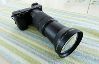 Rare Olympus Tcon 1.  7x Tele Conversion Lens For Sony 55 - 210mm Lens To 357mm