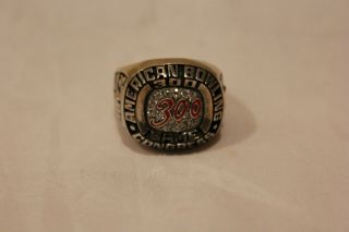 Very Rare - American Bowling Congress Multi - Top 300 Ring - Size 9