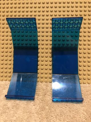 LEGO Panel Window 10 x 6 x 11 with Unitron Silver / Green Pattern Monorail 6991 2