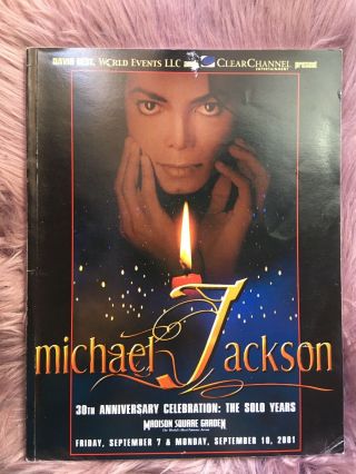 Program Book: Michael Jackson 30th Anniversary: The Solo Years - Rare