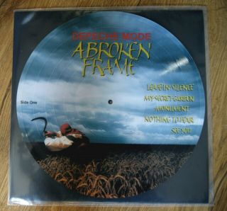 Depeche Mode A Broken Frame Picture Disc Vinyl Album Lp Rare