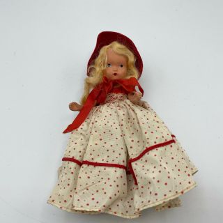 Vintage Nancy Ann Storybook Doll Queen Of Hearts Bisque