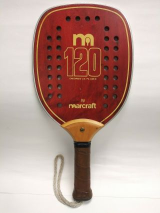 Rare Vintage Marcraft 120 Paddle Ball Paddle Racket Racquet