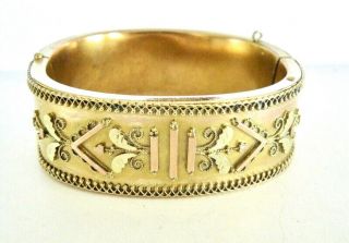Lovely Antique Victorian English Gold Filled Bracelet