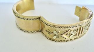 Lovely Antique Victorian English Gold Filled Bracelet 2