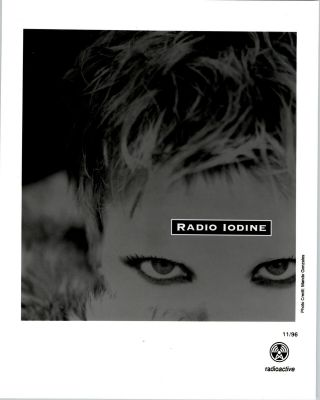 Rare Press Photo Of Radio Iodine An Alternative Rock Band