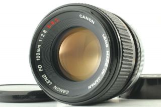 【 / Rare " O " Lens】 Canon Fd 100mm F/2.  8 S.  S.  C Lens Portrait Mf From Japan