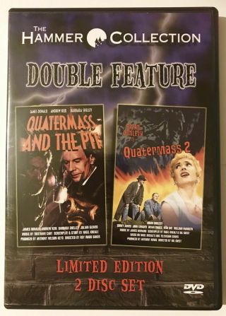 Quatermass & The Pit/quatermass 2 - Anchor Bay Dvd 2 - Disc Set - - Oop/ultra Rare