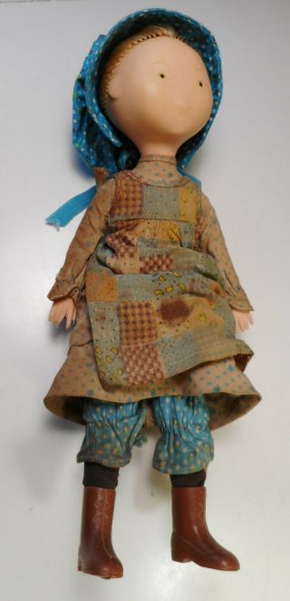 Vintage Holly Hobbie Doll,  Knickerbocker Toy Co,  American Greetings,  10 ",  1974