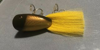 Creek Chub Plunking Dinger Rare Vintage Fishing Lure Golden Shiner