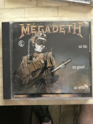 Megadeth So Far,  So Good,  So What Cd 1988 Rare 1st Press Combat Usa