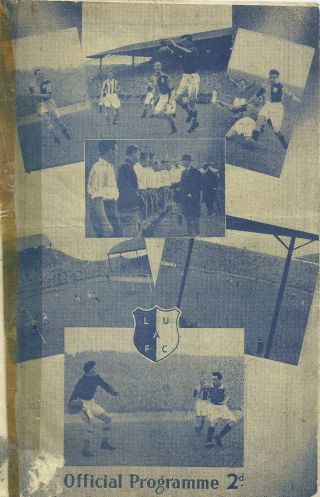 Rare Football Programme Leeds United V Everton 1946