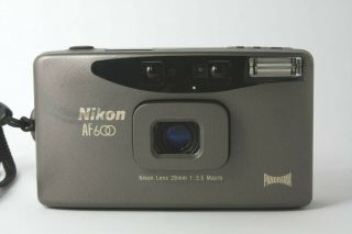 ::Ex5,  rare Gray:: Nikon AF 600 QD Panorama Compact 35mm Film Camera Japan 0203 2