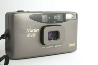 ::Ex5,  rare Gray:: Nikon AF 600 QD Panorama Compact 35mm Film Camera Japan 0203 3