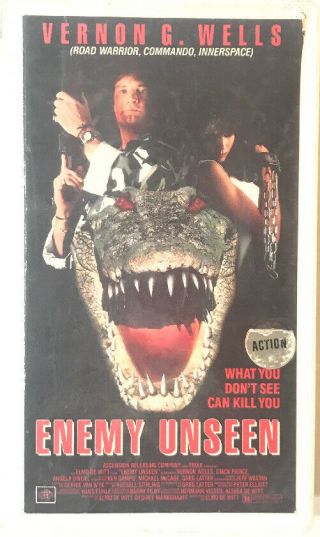 Enemy Unseen (vhs 1989) Rare Cult Horror Oop Htf Vernon Wells
