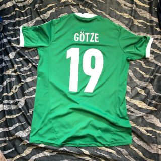 Rare Vintage Germany National Team Away Football Shirt Small Man Gotze 19