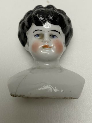 2.  25 " Antique German Common Blue Eyes China Doll Shoulder Head Marked Germany