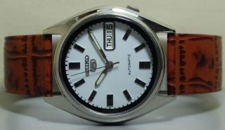 Vintage Seiko Automatic Day Date Mens Wrist Watch R725 Old Antique